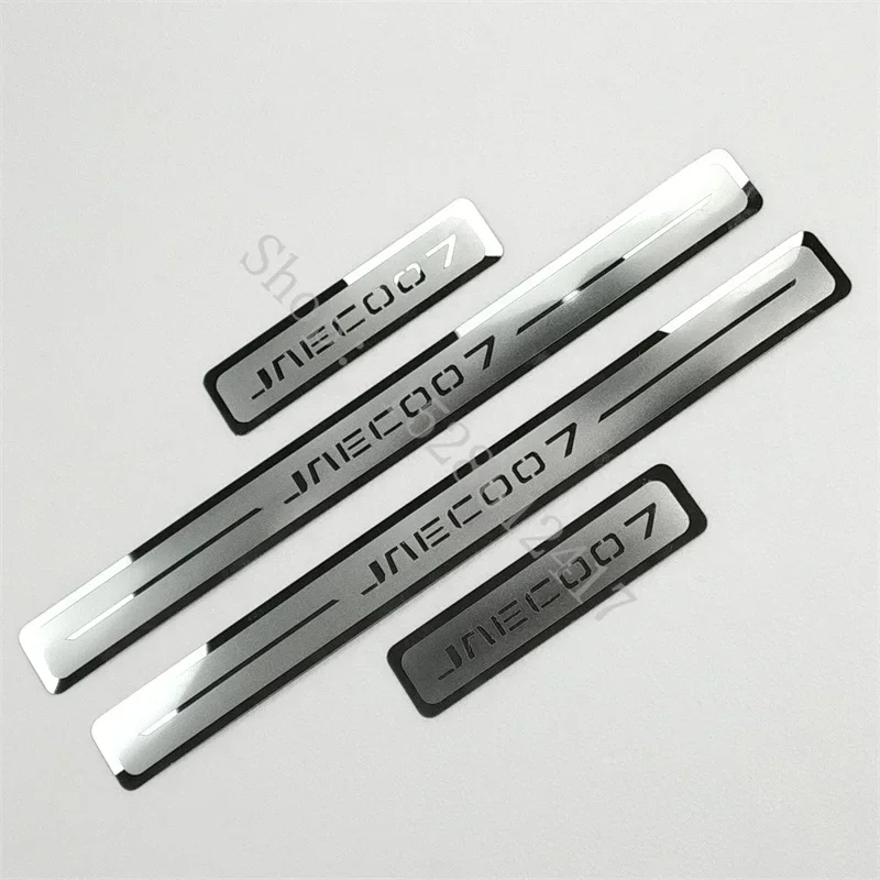 for Chery Jaecoo J7 2023 2024 2025 Styling Door Sill Scuff Plate Guard Stainless Steel Kick Pedal Sticker Car Accessories