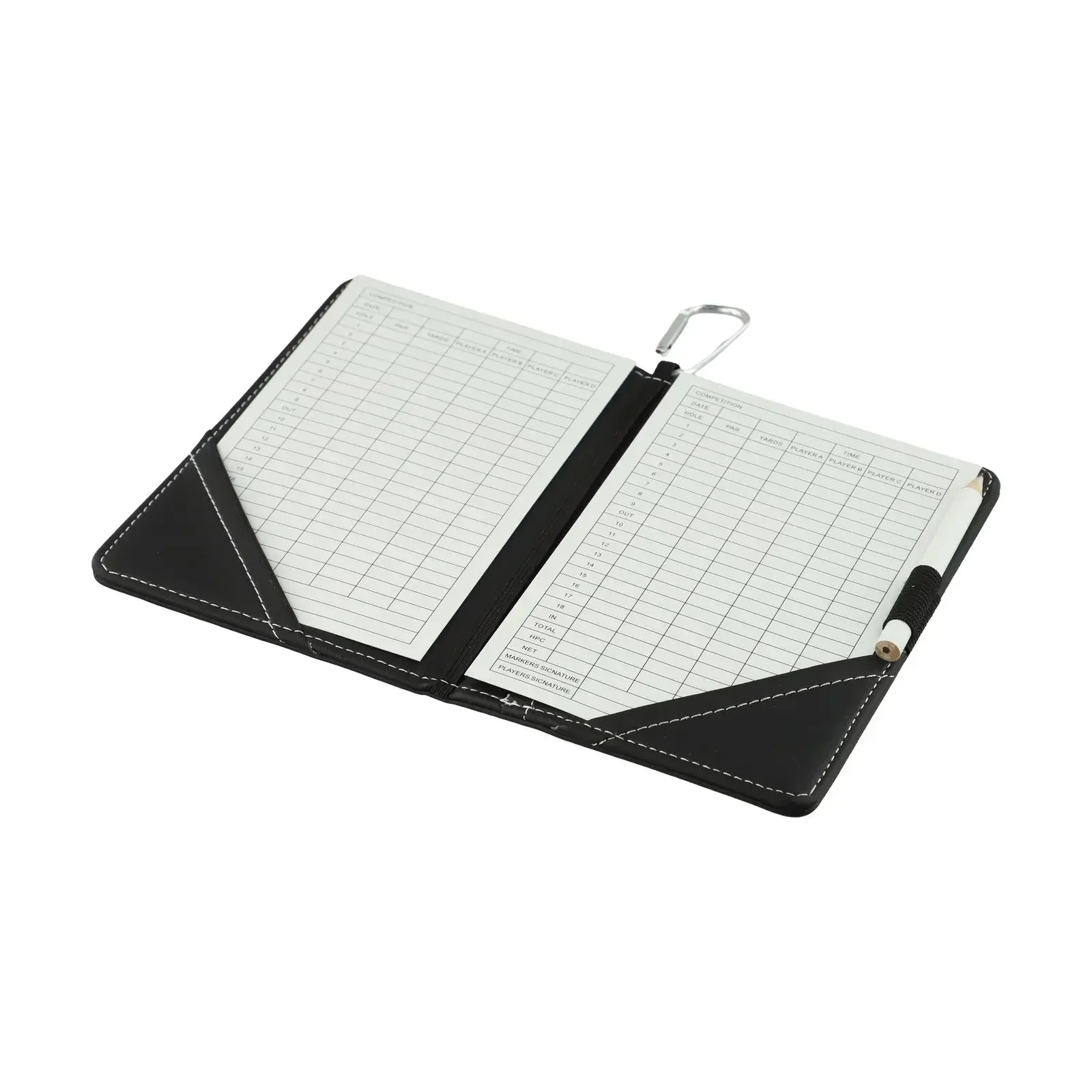

Compact Scorecard Case Golf Scorecard Holder Golfing Experience Lightweight And Portable Waterproof Leather Material