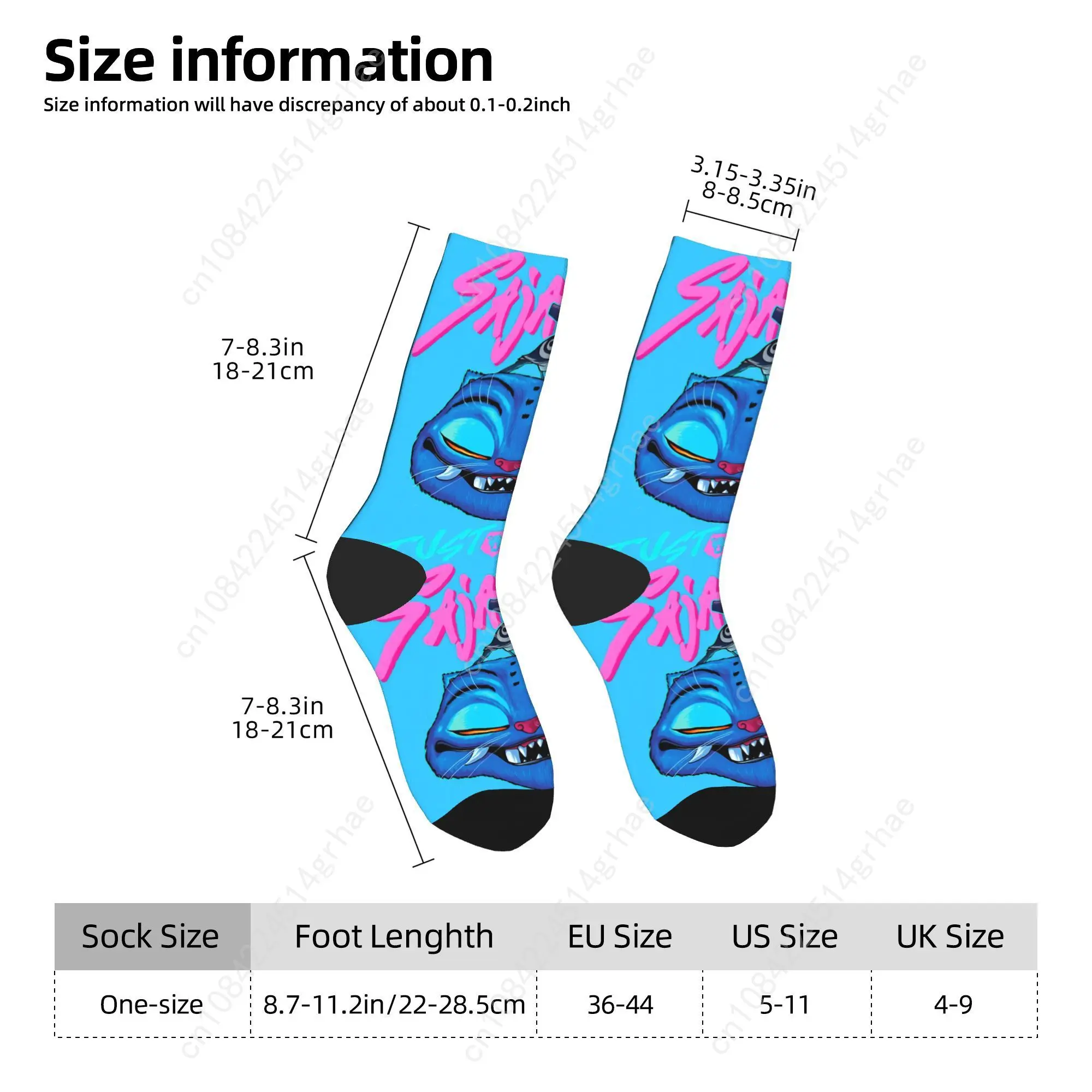 Kpop Demon Hunters Saja Boys Derpy Bird Just Vibin Socks  Vintage Stockings Men Soft Running Socks Autumn Design Anti Skid Socks