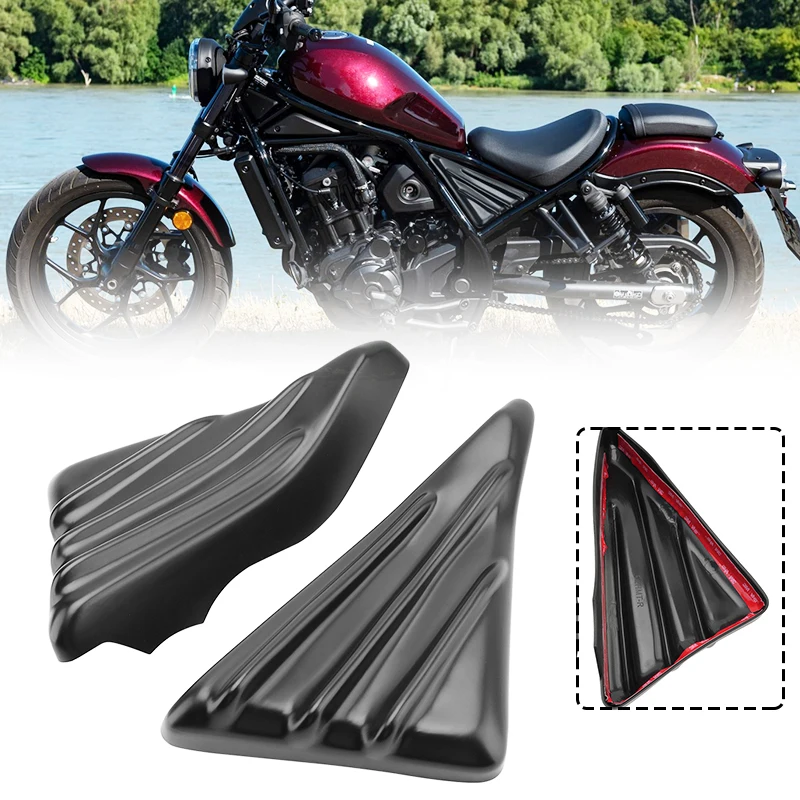 

Matte Black Motorcycle Engine Guard Fairing Side Frame Cover Panel Accessories For Honda Rebel 1100 CMX1100 2021 2024 2023 2022