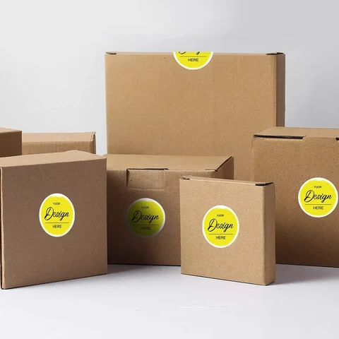 Anpassade klistermärken Vattentäta personliga klistermärken Runda etiketter med anpassad logotyp för bröllop, födelsedagsfest, företagslogotyp, presentförpackningar 10 best sales sjukaste klistermärke - №4