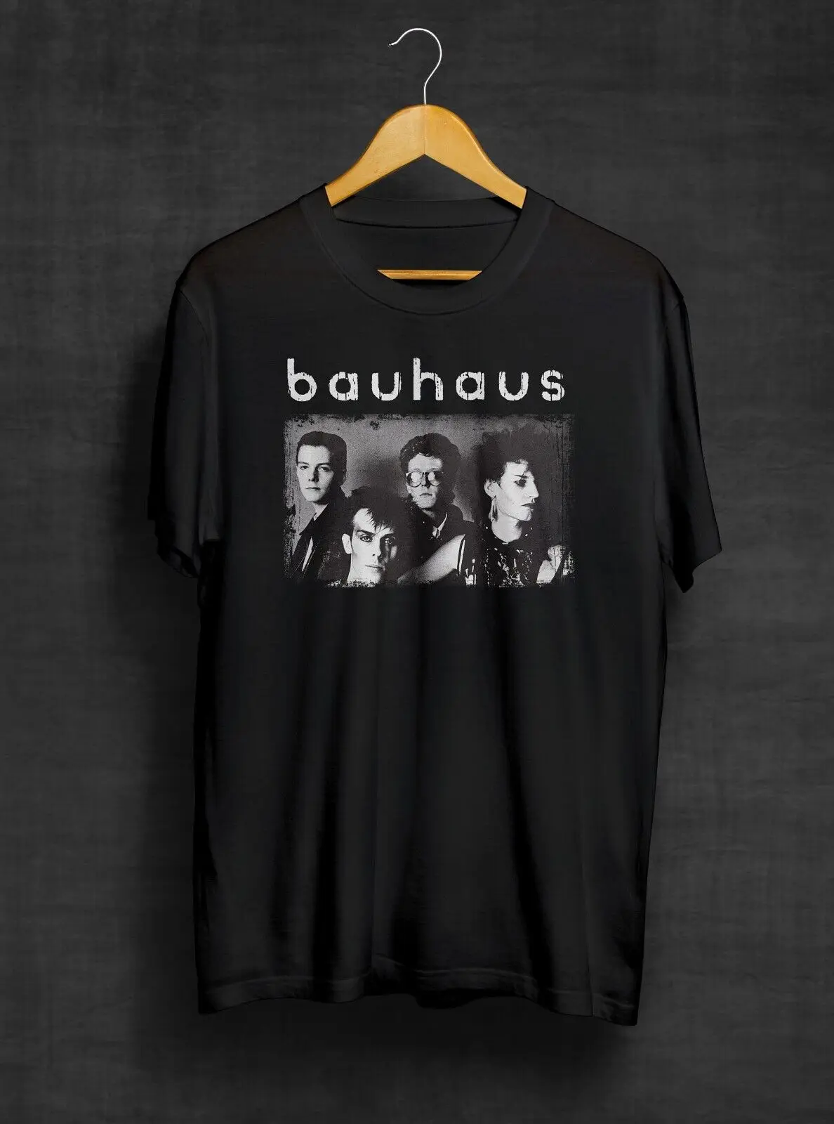 Bauhaus Band Members Black T-shirt N42979