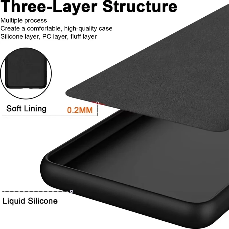 Funda de silicona suave para Motorola Edge 50 Fusion Pro 40 30 NEO, también para Motorola G85 G84 G54 G35 G32 G34 E13 G14 G24 3