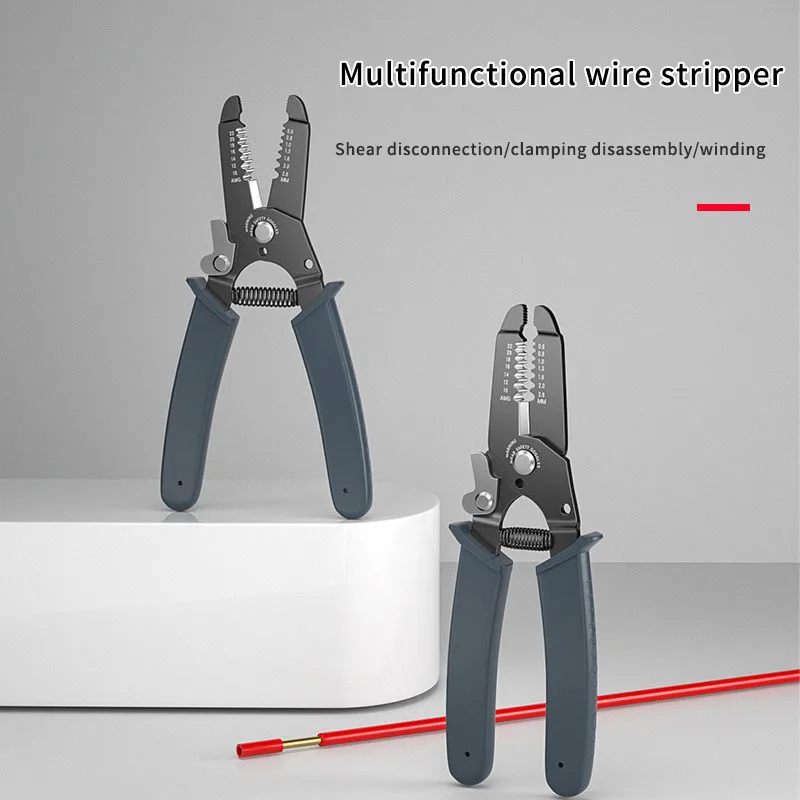 Multifunctional wire stripper New type of wire cutting pliers for electricians fiber optic cable crimping pliers