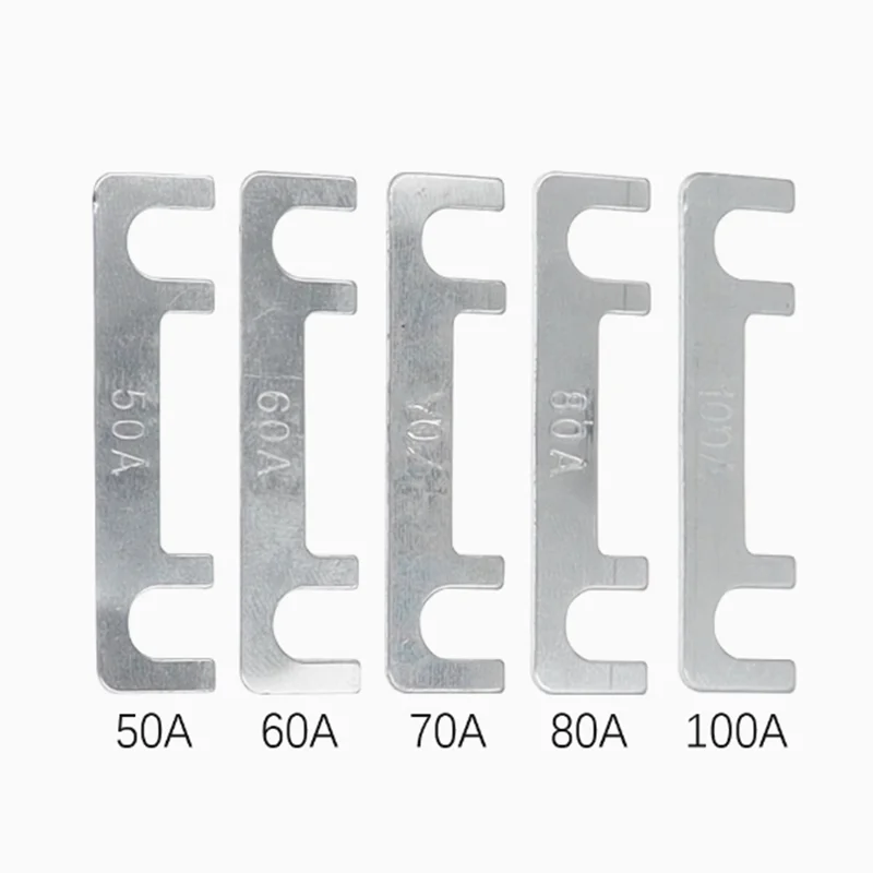 10PCS Automobile plate type fuse piece, battery safety piece, insert bolt, fork bolt type large current bus heavy truck