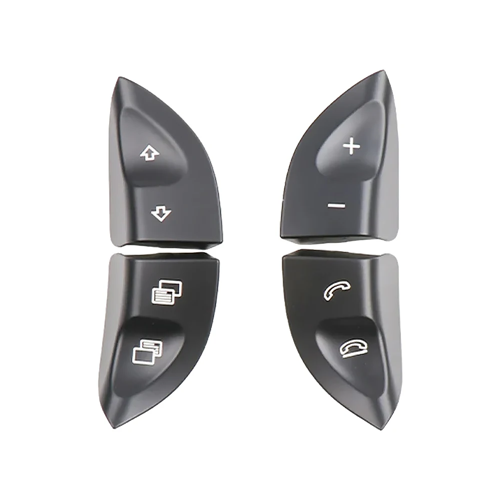 

1 Pair Car Steering Wheel Switch Button Car Steering Wheel Switch Control Buttons Cover for Mercedes-Benz S CL Class W220 W215