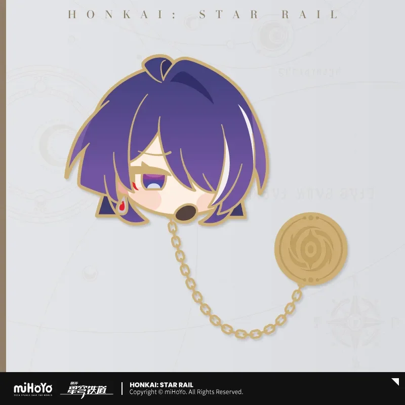 Sunsyea Honkai Star Rail Officiële Merch miHoYo Originele Authentieke PMZLG Metalen Broche Aventurijn Acheron Firefly Dan Heng Kafka