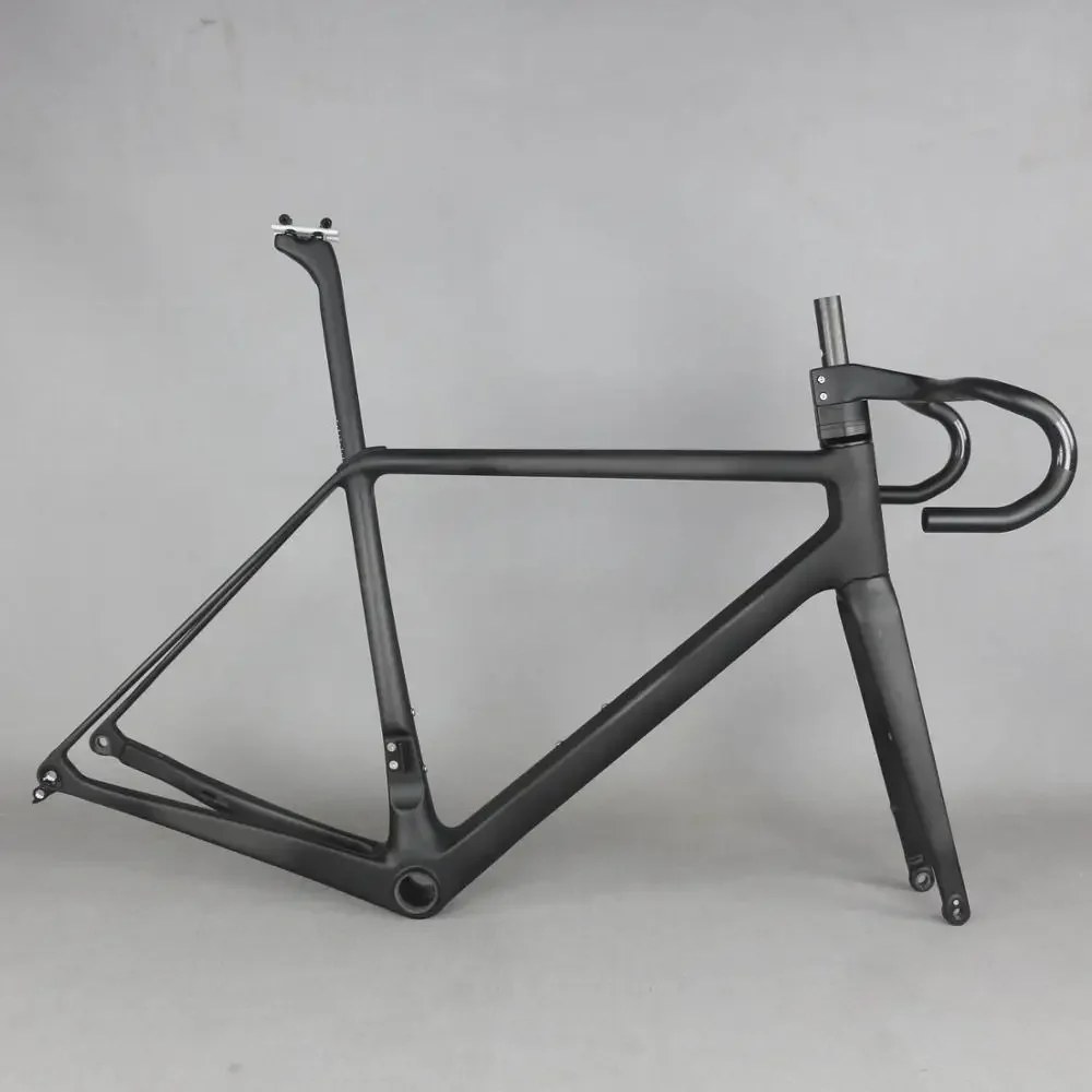 Tantan carbon frame new T1000 light weight carbon road disc bike frame bicycles full internal cables FM639