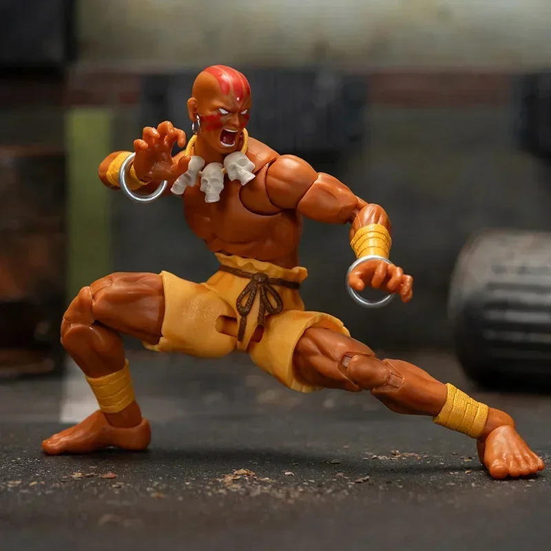 

В наличии, оригинальные игрушки Jada Street Fighter 2 1/12, Dhalsim, 6-дюймовая фигурка с длинной рукой, модель, подвижная коллекция игрушек, подарок