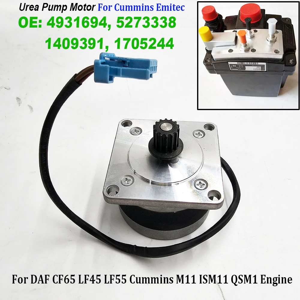 

4931694 5273338 1705244 1409391 Мотор насоса мочевины для двигателя Cummins Emitec DAF CF65 LF45 LF55 Cummins M11 ISM11 QSM1