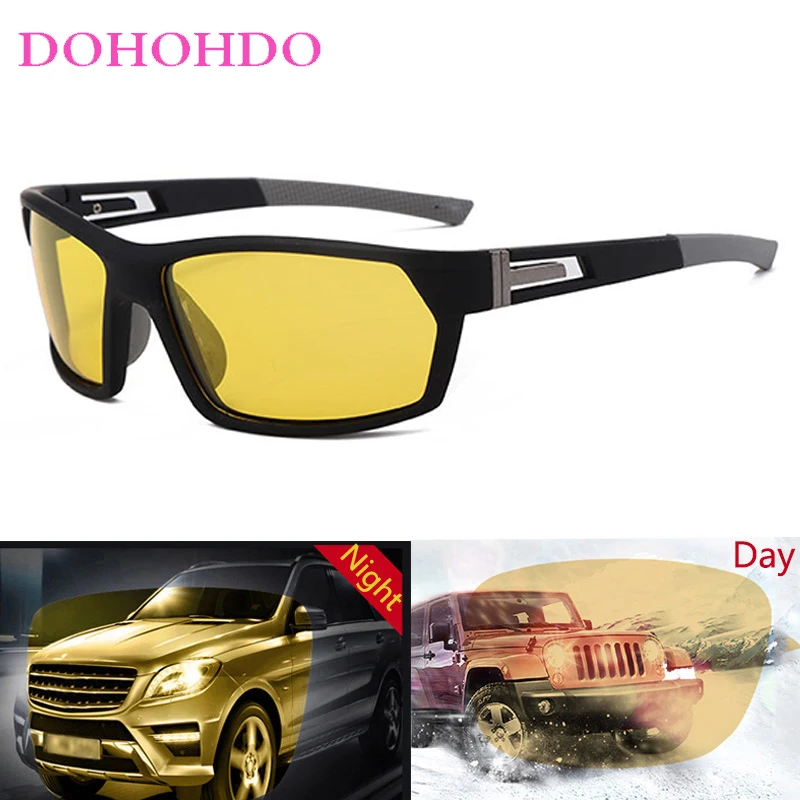 

Classic Square Drive Night Vision Sunglasses Women Anti-Glare Men Sun Glasses Outdoor Sports Polarized Goggles Male UV400 Óculos