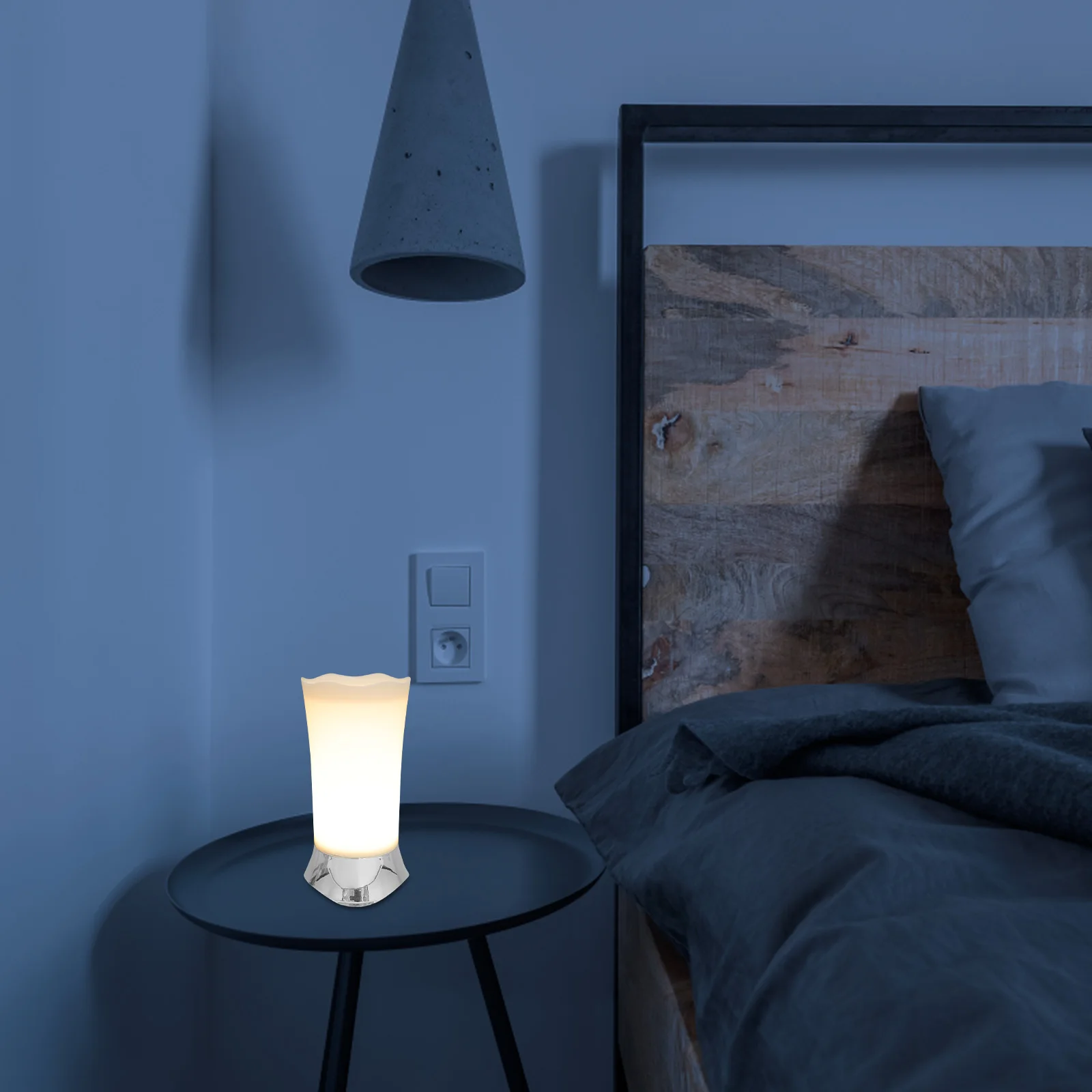 

Induction Table Light Bedside Lamp Intelligent Portable Night Desk Lamps for Bedroom