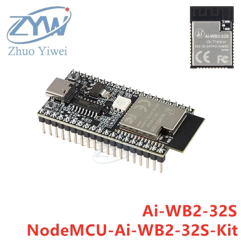 Ai-WB2-32S NodeMCU-Ai-WB2-32S-Kit Ai-WB2 2.4G WiFi+Bluetooth-compatible BLE 5.0 ESP32-S Development Board Module BL602 4MB