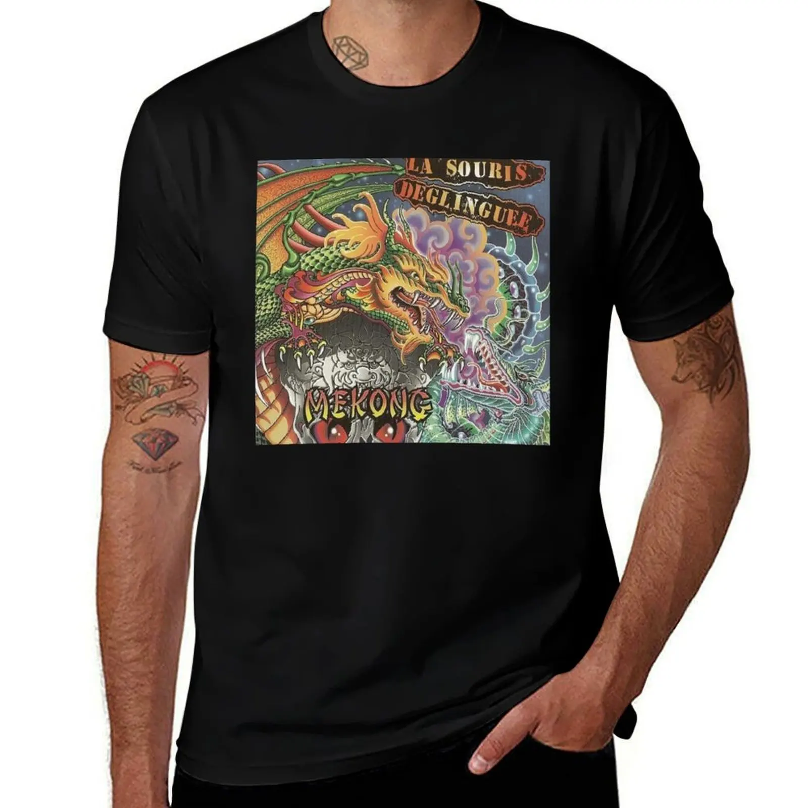 La Souris Deglinguee - Mekong Album 2005 T-Shirt T-shirt de sport à haute élasticité