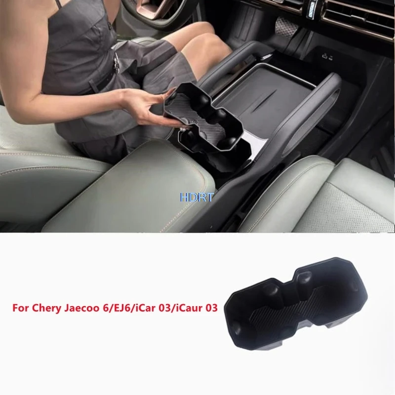estilo-do-carro-controle-central-suporte-de-copo-agua-braco-luva-slot-almofada-caixa-armazenamento-para-chery-jaecoo-6-ej6-‌-icar-03-icuro-03-2024