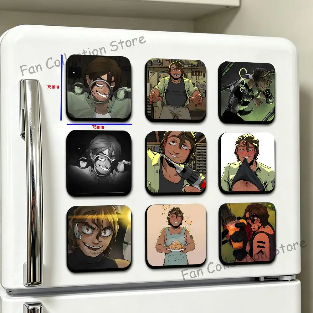 Game YKMET S-Strade Refrigerator Magnets Cute Cartoon Magnetic Personality Decorations Creative Gifts