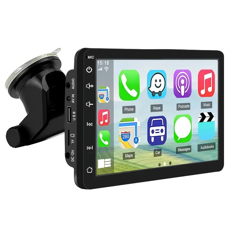 

7095P 7inch universal apple carplay portable wireless mp5 car media player