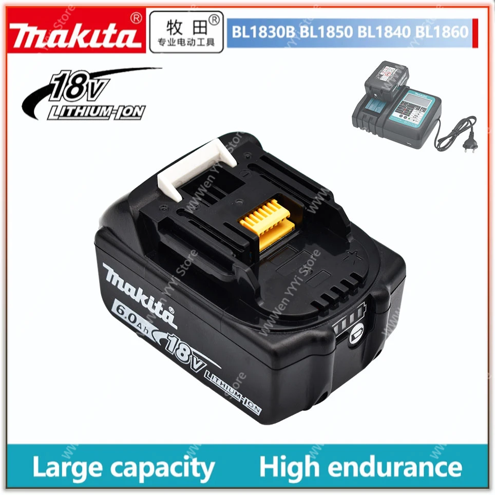 

makita 6Ah/5Ah/3Ah Original Makita 18V Battery BL1830B BL1850B BL1850 BL1840 BL1860 BL1815 Replacement Lithium Battery