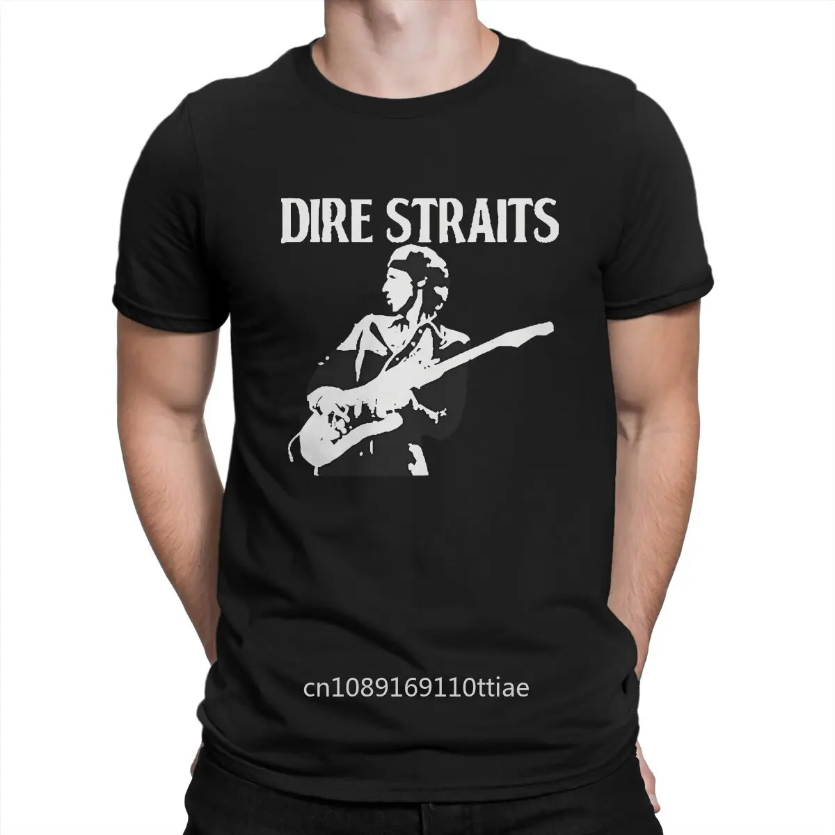 Novelty Core T-Shirts for Men Crewneck Pure Cotton T Shirts Dire Straits Band Short Sleeve Tee Shirt 6XL Tops