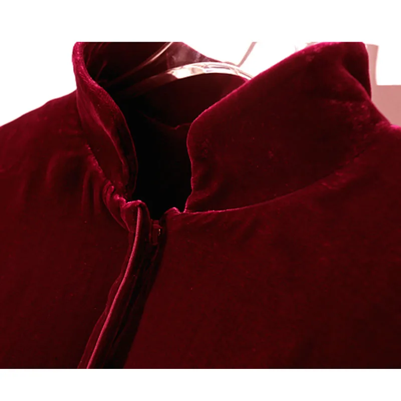 Fengbaoyu Silk Velvet Women's Shirt - A Retro Short-Sleeved Blouse with Classic Style, Comfortable and Soft, Luxurious Clothing