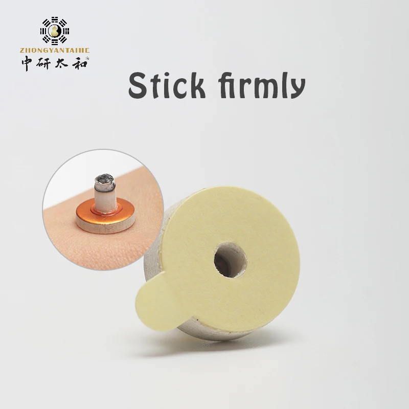 15 Pcs Mini Self-stick Moxa Chinese Moxibustion Therapy Massager Heating Acupunture Point Meridian Moxibustion Sticks Rolls