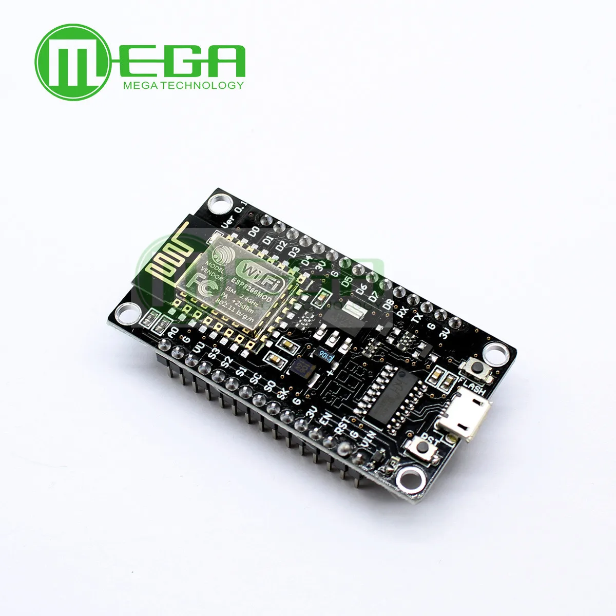 New Wireless module NodeMcu Lua WIFI Internet of Things development board based ESP8266 with pcb Antenna and usb port