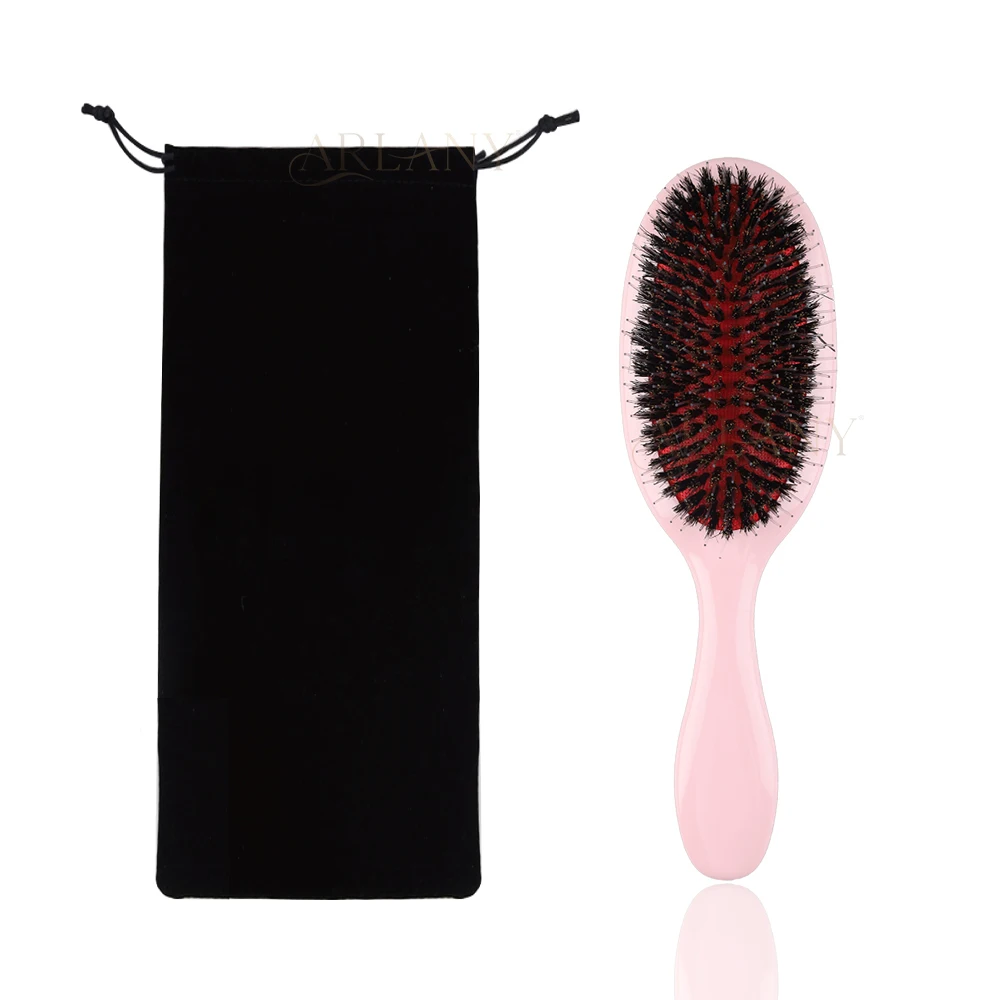 

ARLANY Boar Bristle Hair Extension Brush Nylon Teeth Massage Comb Boar Bristle HairbrushStyling Beauty Accessories Hairdressing