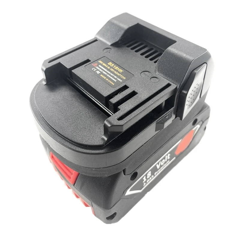 For  Convert To Hitachi / Hikoki 18V Li-Ion Battery Power Tool Battery Adapter Converter BS18HK BAT622 BAT618 Easy To Use