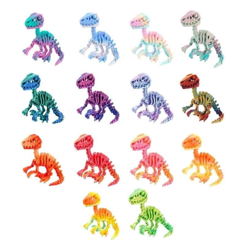 

-печатная модель кости динозавров рисунок рисков скелеты с гибким союзом для взрослых и детей коллекционера