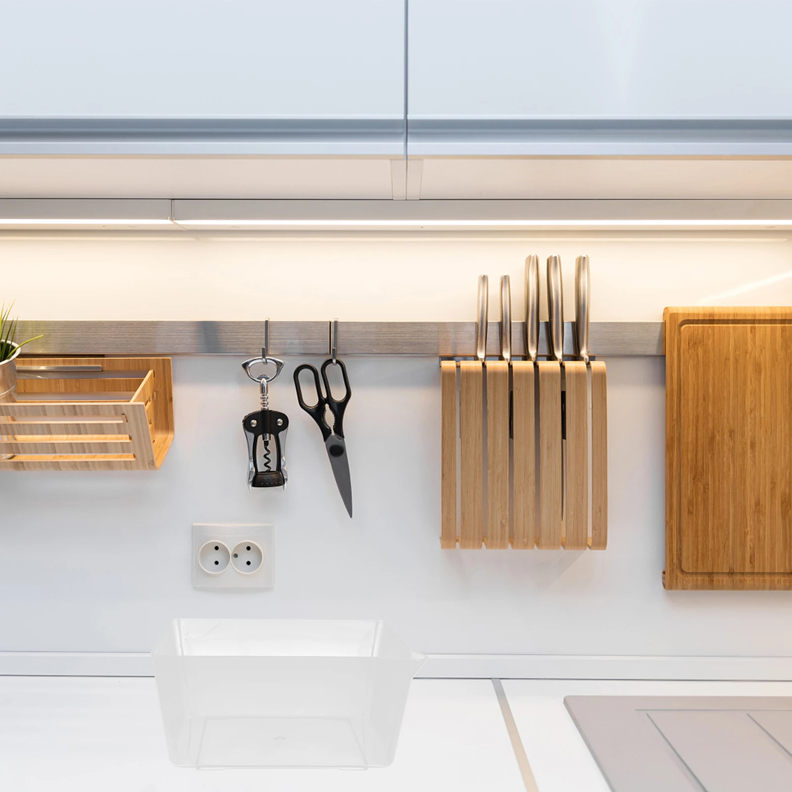 2pcs Acrylic Weighing Transparent Scale Tray Rack Electronic Scale Tray Kitchen Measuring Dish Food Bowls Medical Pan