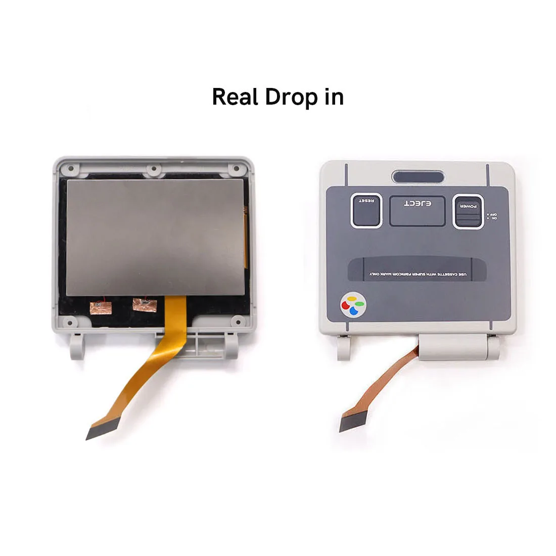 Real Drop in V5 Laminated IPS LCD Screen Kits With Rechargeabout battery Built in OSD Menu For GBA SP Easy to Install - view 2