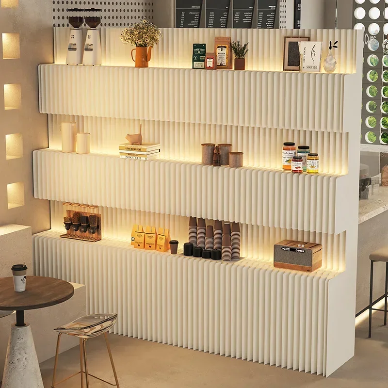 

FG11Folding booth Paper wall Shopping mall Multi-layer storage Nail salon Background wall Display counter Mobile screen