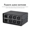 Nobsound Mini 3 Weg Audio Mechanische Switcher XLR Ausgewogene Passive Selector Stereo 1(3)-IN-3(1)-Splitter Box 5