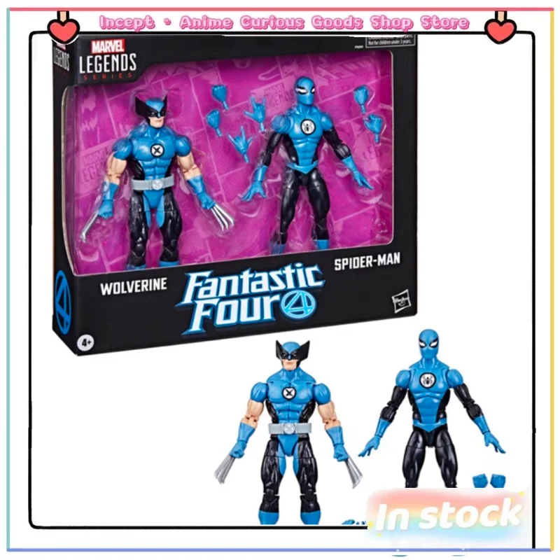 

In Stock Hasbro Marvel Legends Fantastic Four Wolverine Spider-Man 6 Inch Movable Deluxe Set Fan Favorite Gift Collection Gift