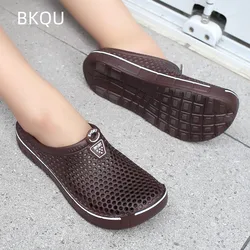 Beach Slippers for Men Casual Wear-Resistant Non-slip Fashion Flat Breathable Comfortable Water Proof Round Toe Shoe Summer Main