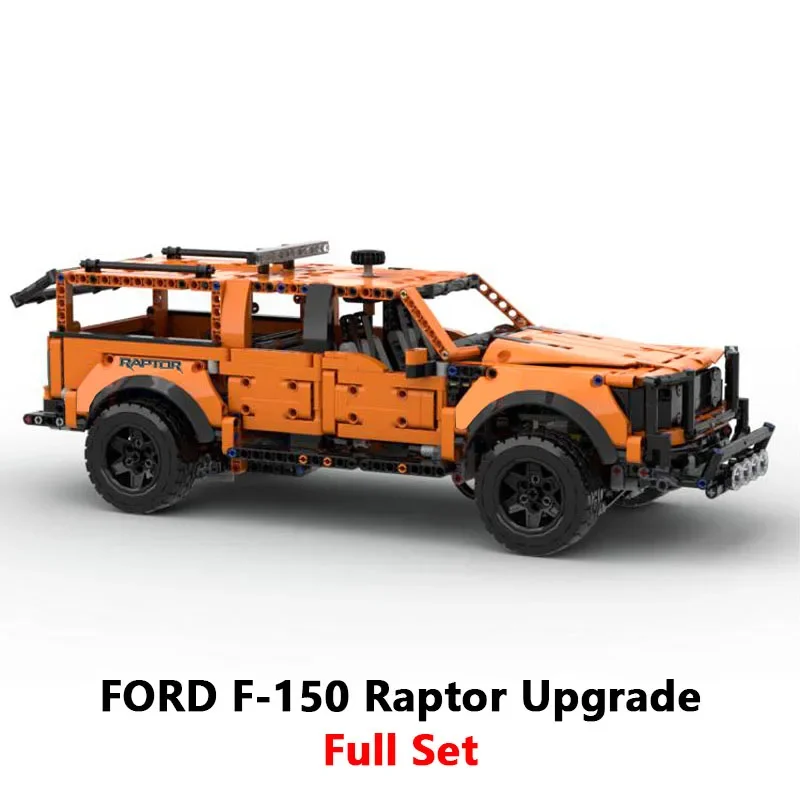 NIEUWE Technische Pickups F-150 Raptor Trailer Auto Upgrade Versie Model Bouwstenen DIY MOC 42126 Bricks Assembly Kinderen Speelgoed Gift - afbeelding 1