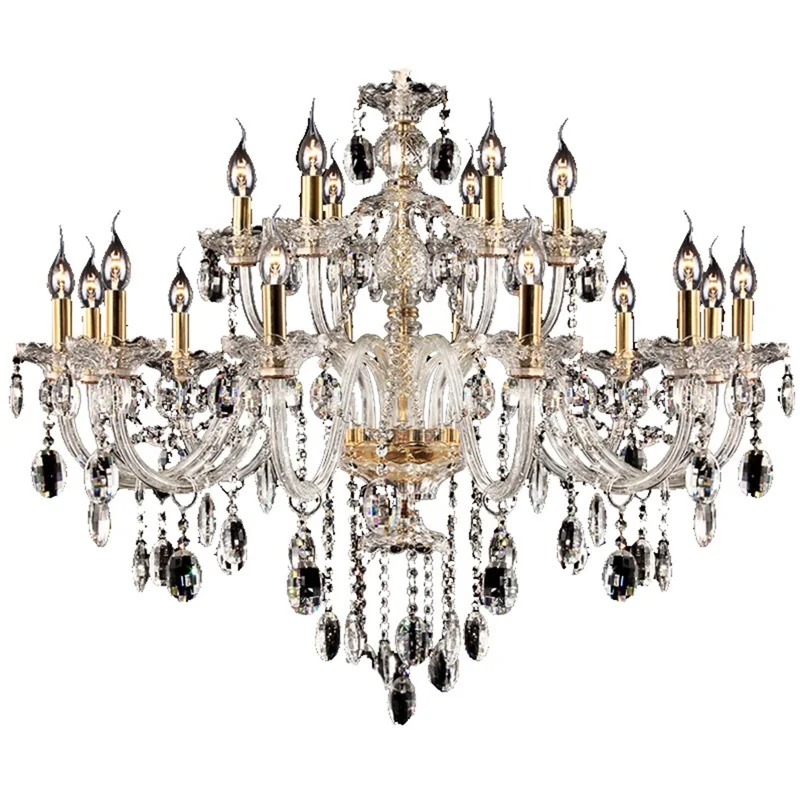 Imagem -05 - Anita Cristal Chandelier Lâmpada Estilo Europeu Pendurado Led Vela Pingente Luz Luminárias Decorativas para Casa Sala