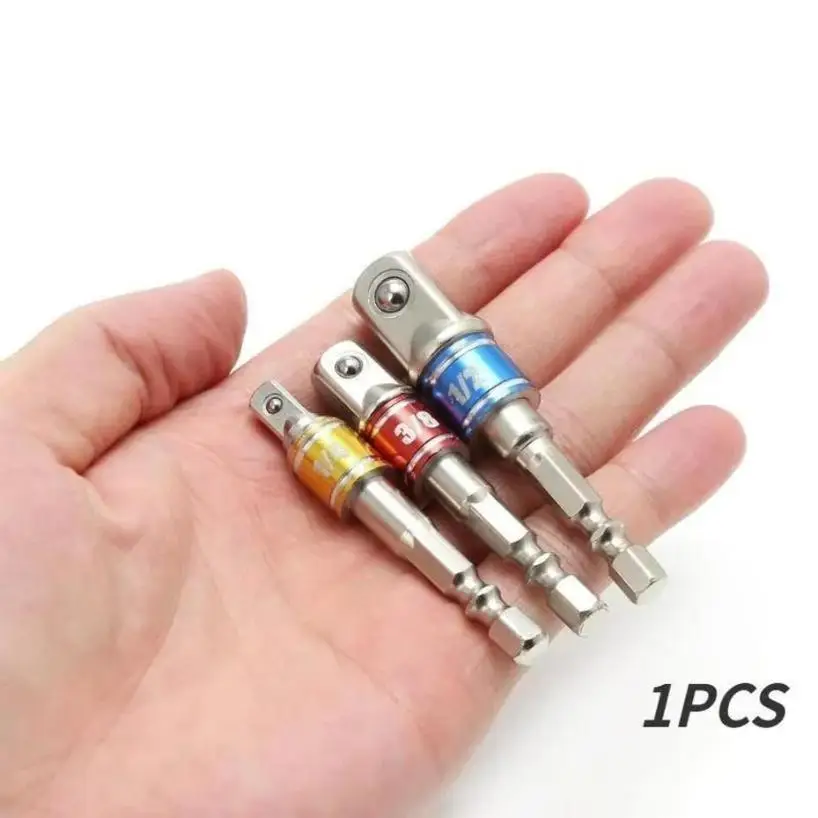 1 Pcs Electric Wrench Conversion Square Joint Rotary Socket Hexagonal Square Joint Hand-held Drill