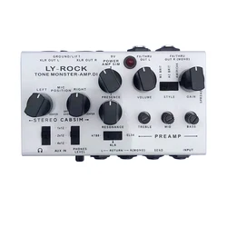 LY-ROCK-guitarra elétrica Audio Workstation Pedal, Pedal de Efeito Profissional, White True Bypass