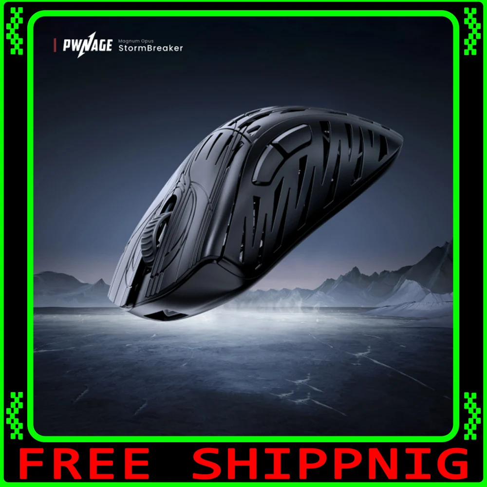 

Pwnage StormBreaker Mouse Dual Mode Wireless Mice PAW3395 PAW3950 8000Hz Lightweight Gaming Mouse PC Accessories FPS Gamer Gifts