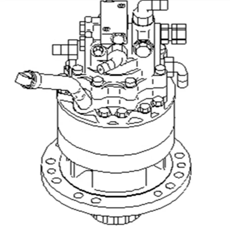 

Genuine New Pc78mr-6 Swing Gearbox 21W-26-00200 for