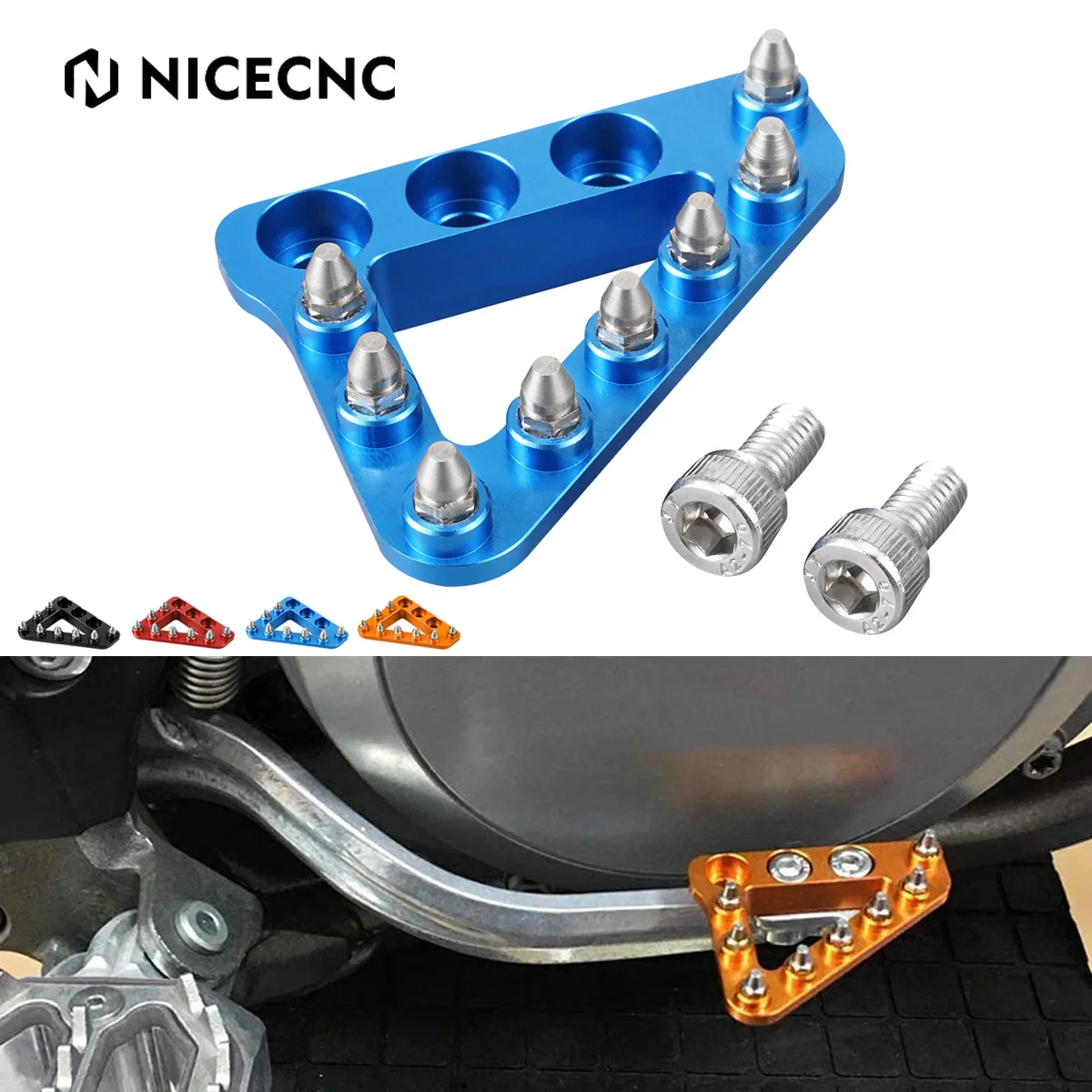 

NICECNC For Sherco SE250R SE300R SE-R 250 300 SEF-R 250 300 2014-2019 SEF 450R 2015-2019 Motorcycle Large Rear Brake Pedal Tip