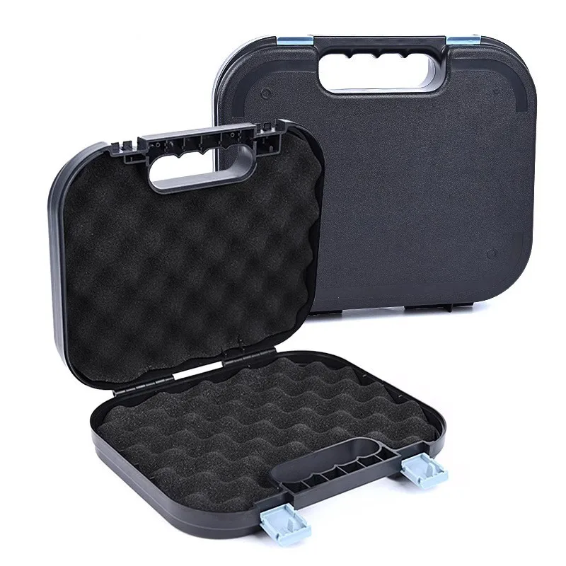 

Тактический защитный чехол для пистолета, ящик для хранения пистолета для Glock, твердый корпус, держатель для инструментов, коробка с мягкой подкладкой из пенопласта, аксессуары для охоты