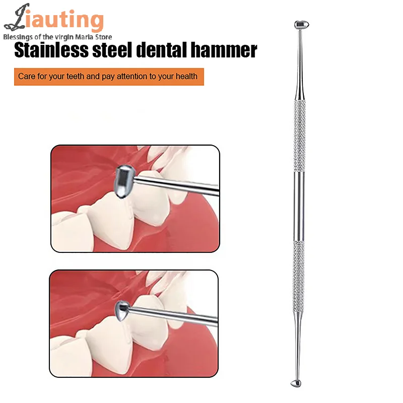 Dental Bone Hammer Stainless Steel Handle Autoclave Teeth Surgical Extraction Tool Dentist Instrument