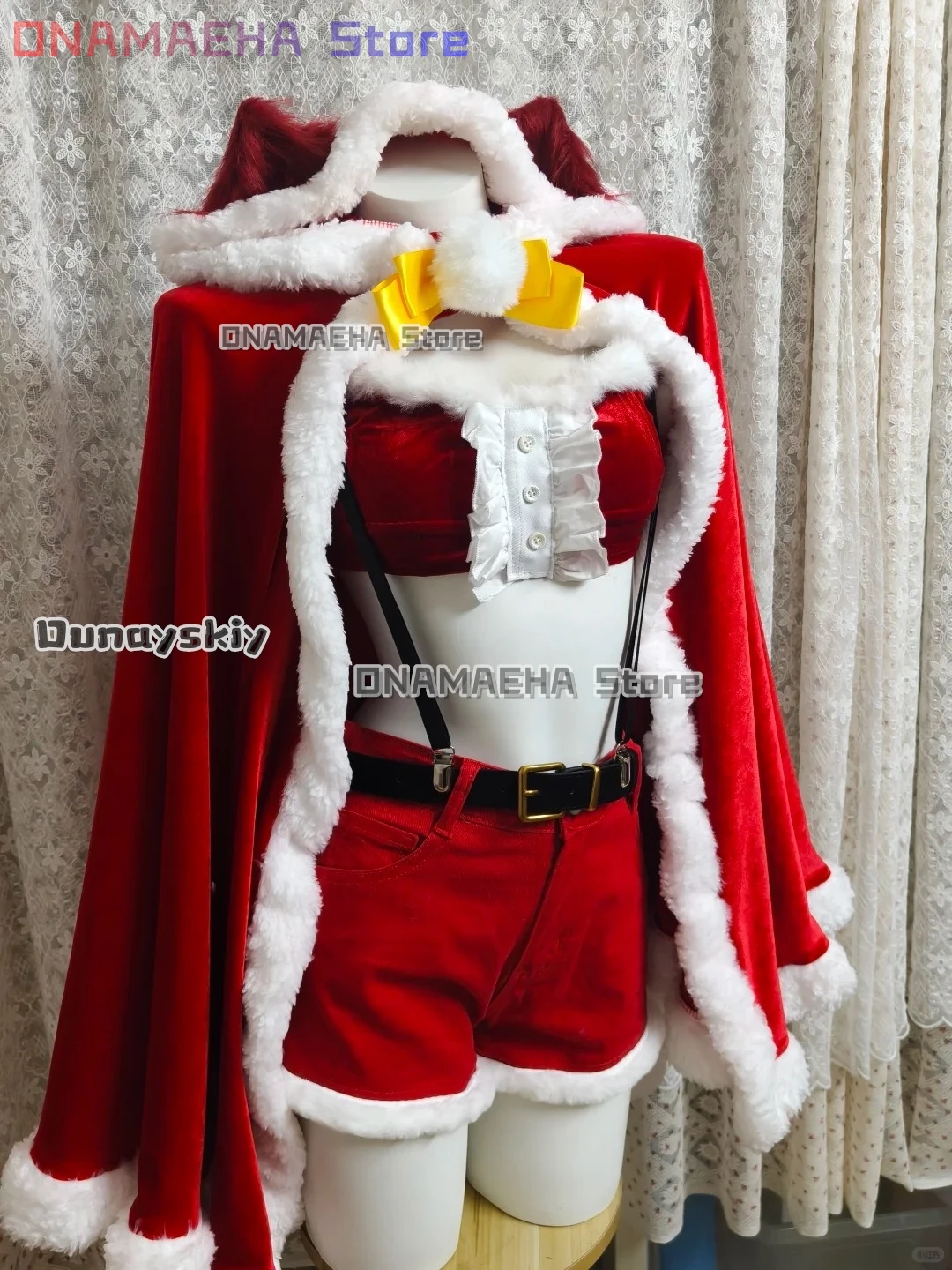 

ONAMAEHA @Anis Alice Bred Crown Косплей Костюм Аутентичная игра Реплика Аниме Наряд Праздничное издание Парик Хэллоуин Рождество