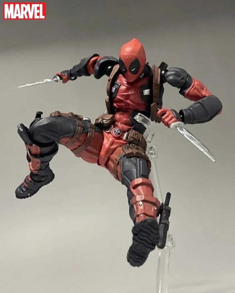 2.0 New Ml X-Men Yamaguchi Deadpool Wolverine Venom Action Figure Toys Model Variant Movable Joint With Weapons Accessories Gift