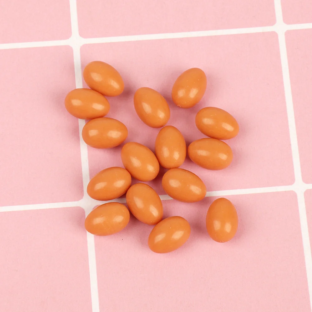 

36 Pcs Imitation Eggs Decorate Crafts Plastic Miniature Micro Scene Decoration