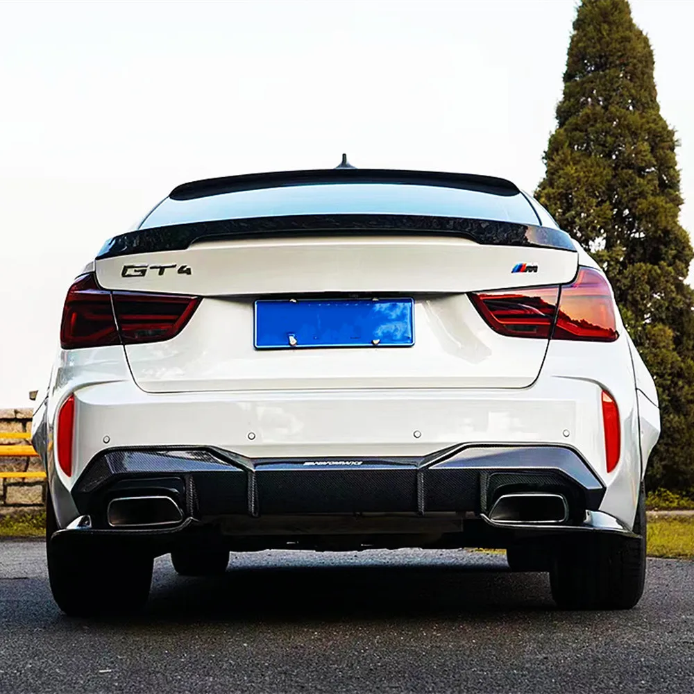 ل 2013-2023 BMW 3 سلسلة GT F34 ألياف الكربون الحقيقية النافذة الخلفية سقف سبويلر أجنحة السيارة الخارجية ضبط ملحقات التيل الجزء
