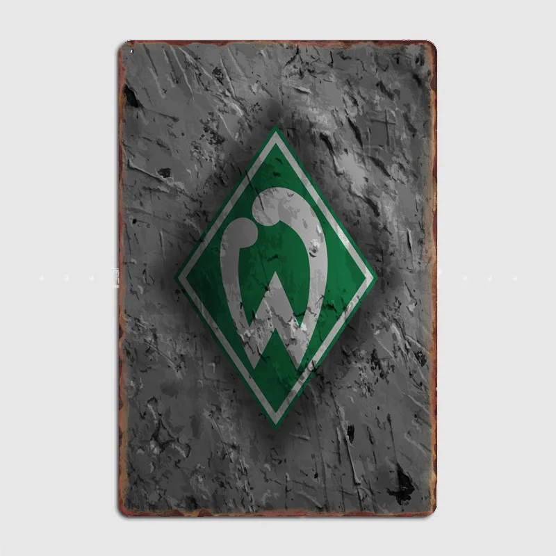 SV Werder Bremen Sign Football Club LOGO Poster Metal Sign Pub Tin Custom Bar Indoor and Outdoor Home Wall Decor Room Decor