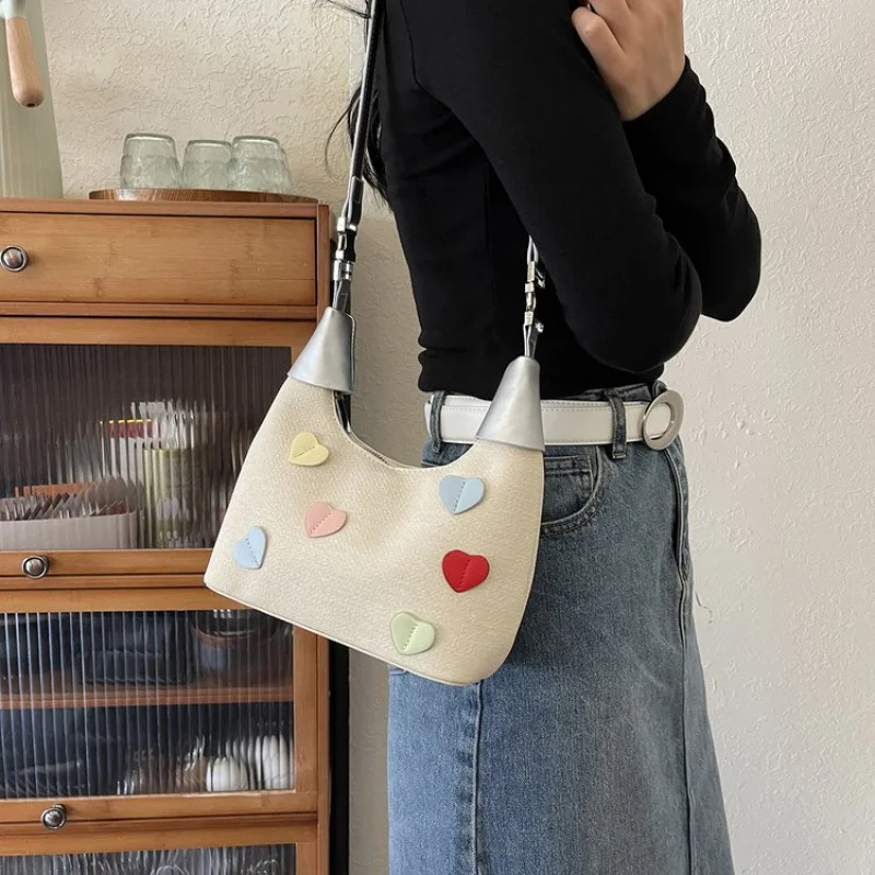 

High-End Luxury Brand Ladies Handbag Leather Trendy Famous Designer Elegant Elegant Embellishment Vintage Commuter Bag​